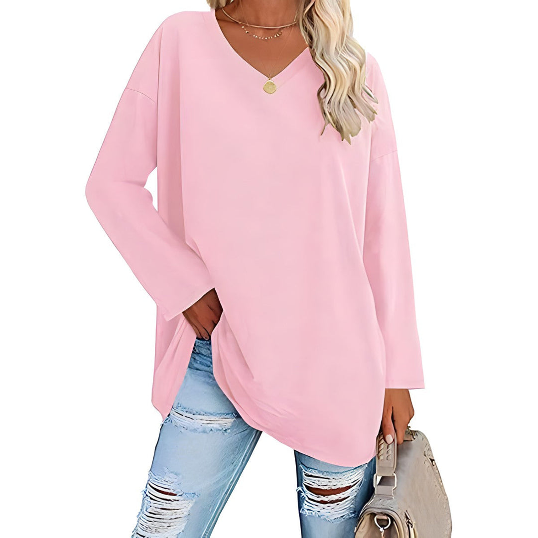 Elaine - Casual V-Neck Sweater