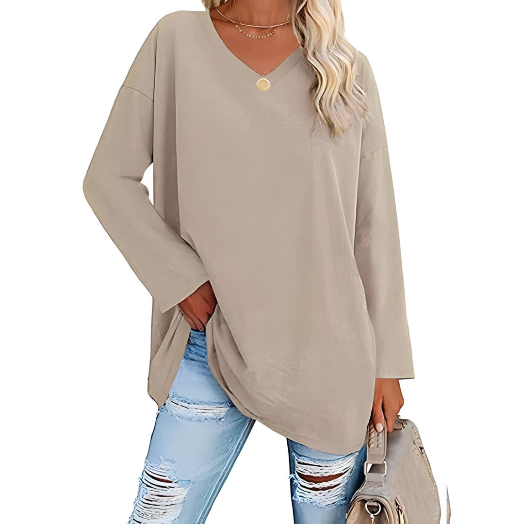Elaine - Casual V-Neck Sweater
