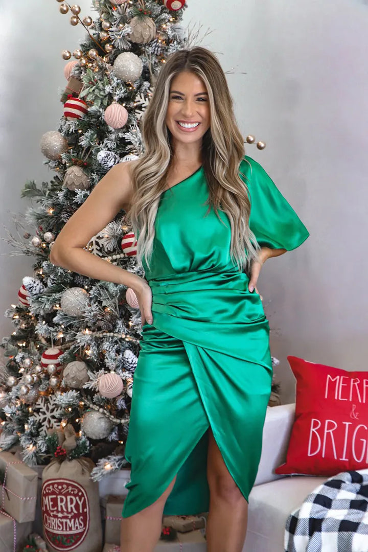 Alessira - Elegant One-Shoulder Dress