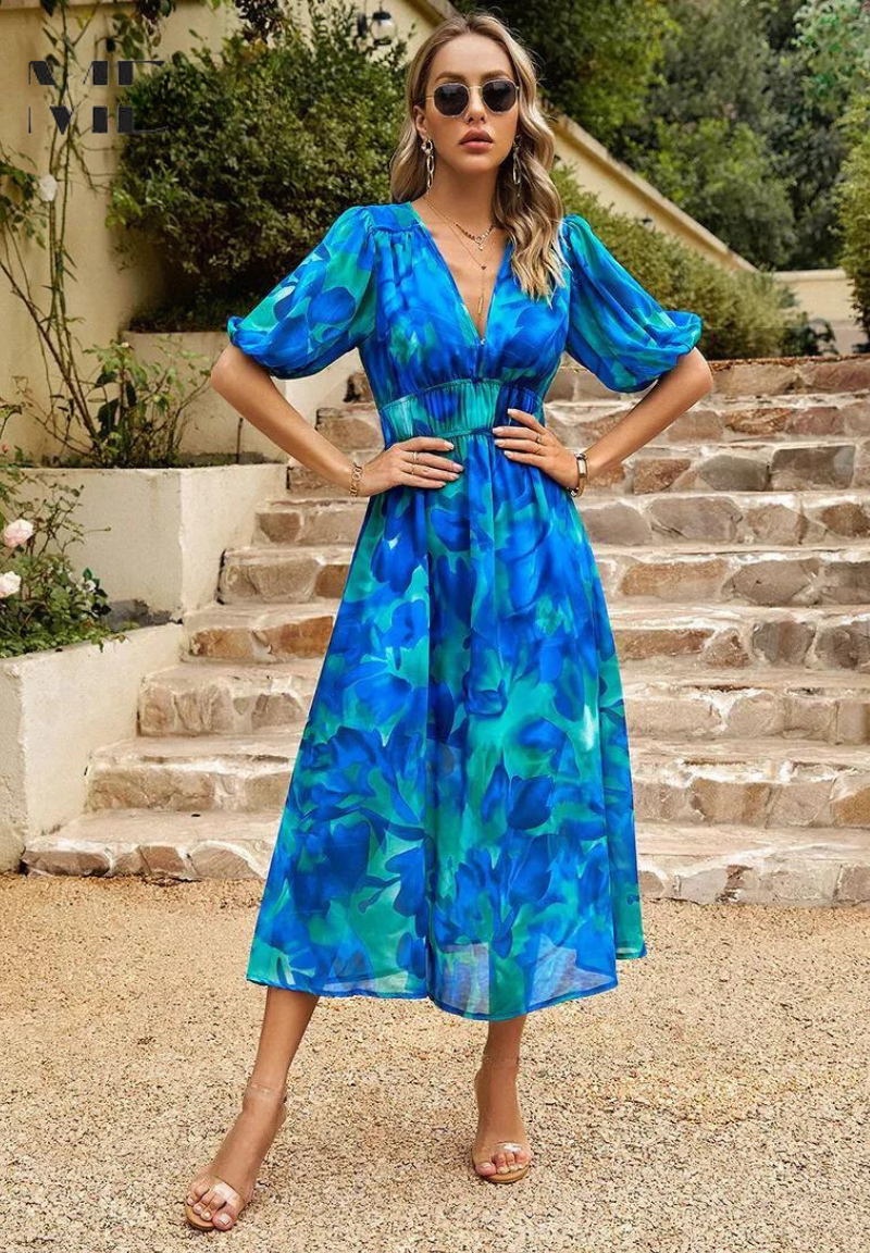 Marcelle - Bloomy Elegance Dress